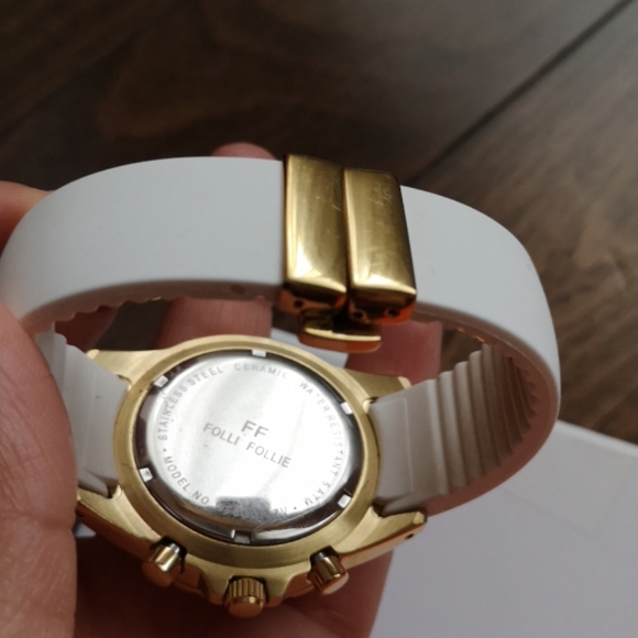 Folli Follie white and gold watch - Picture 5 of 11